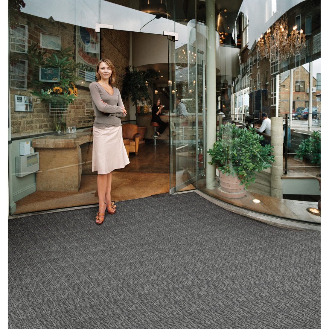 Durable & Stylish WaterHog Tiles Universal Floor Mats